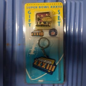 Superbowl XXXIII Gift Set Vintage